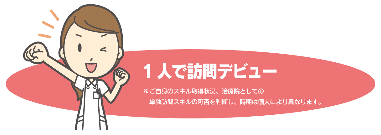 1人で訪問デビュー