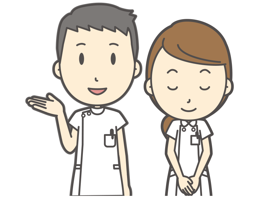 先輩方の治療に同行